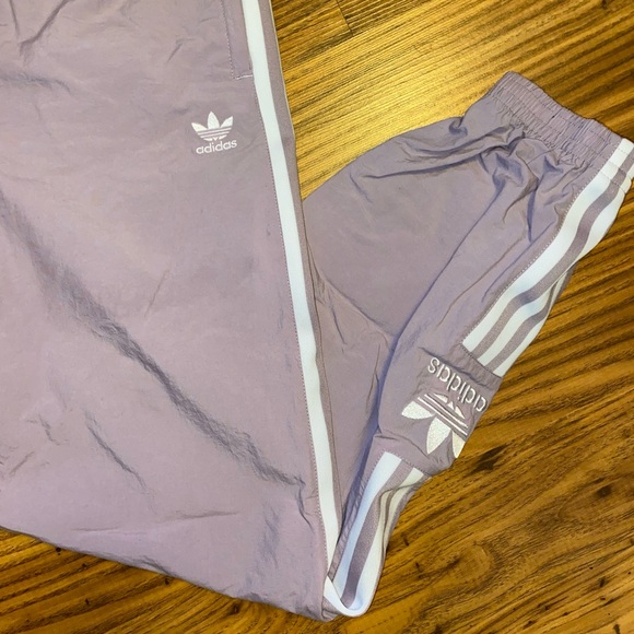 Adidas Lavender Puffy Track Pants - Picture 2 of 5